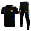 Manchester United Champions League Training Pelipaita Sarja Musta Keltainen 2022-23